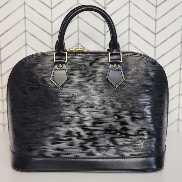 Louis Vuitton Handbags - Authentic Pre-Owned Louis Vuitton Black Epi Alma Handbag